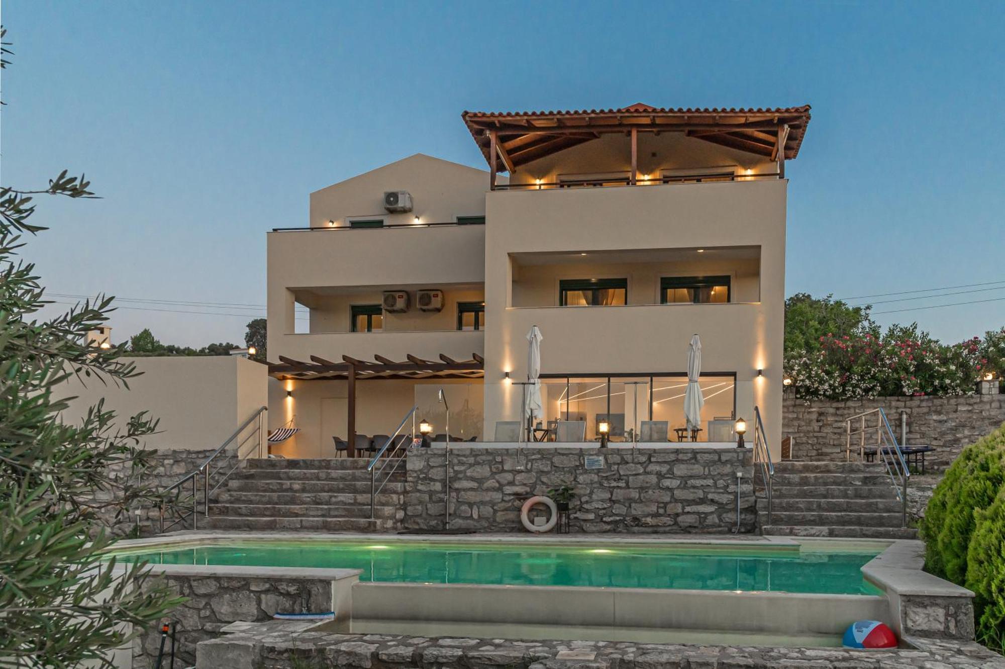 Elarchon Villa Private Pool Episkopi-Chania Eksteriør billede