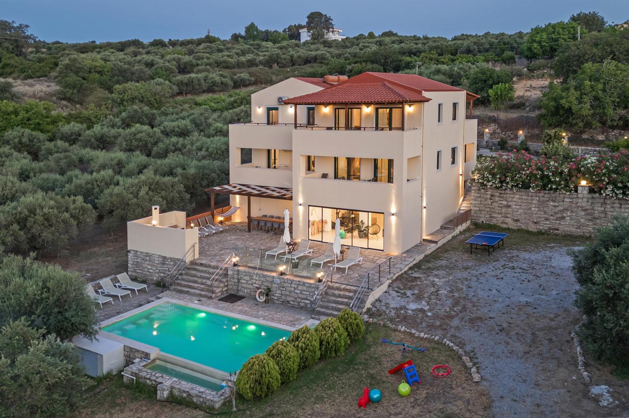 Elarchon Villa Private Pool Episkopi-Chania Eksteriør billede